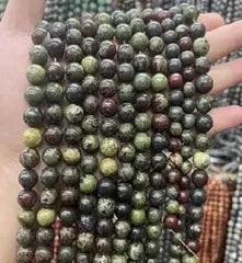 Natural Gemstone Loose Beads Necklace - dragon stone - NO.148: Natural Gemstone Loose Beads Necklace - dragon stone - NO.148