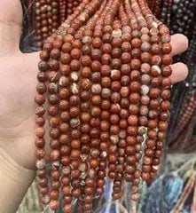 Natural Gemstone Loose Beads Necklace - red jasper - NO.45 (1 of 1)