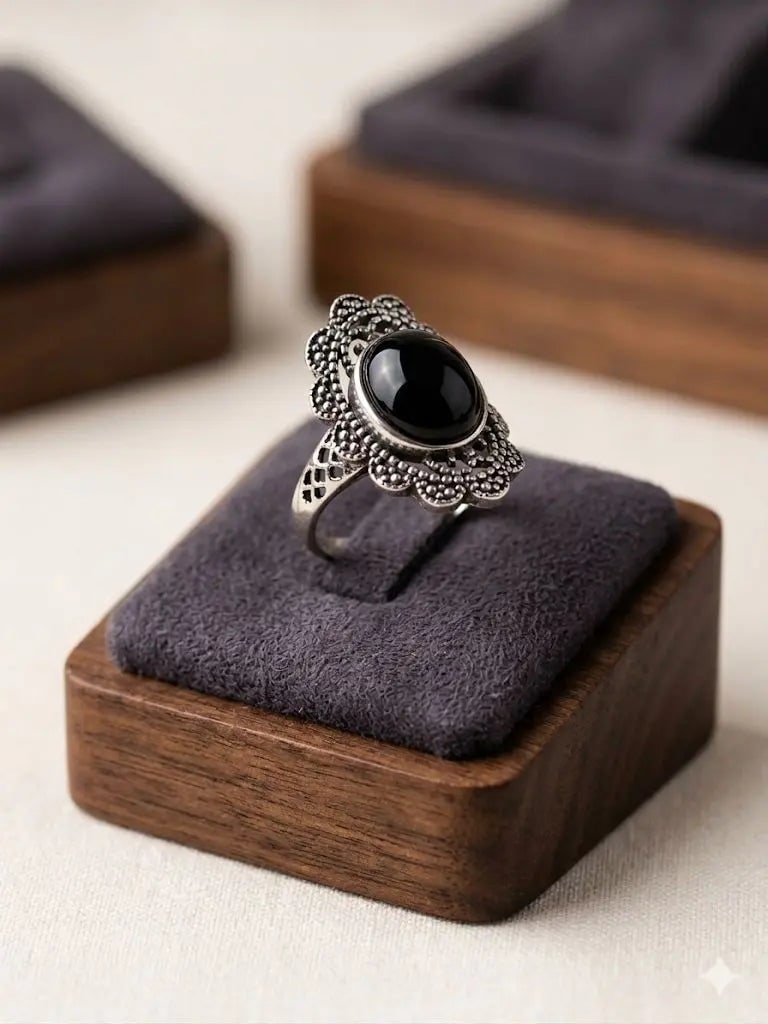 Handmade Natural Stone Gemstone Rings With Copper & Silver, Stone Size 10*12mm, Vin-New-Rin35: Handmade Natural Stone Gemstone Rings With Copper & Silver, Stone Size 10*12mm, Vin-New-Rin35
