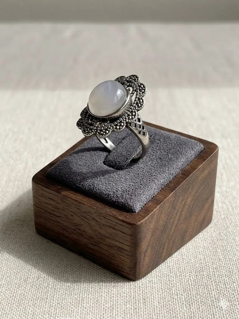 Handmade Natural Stone Gemstone Rings With Copper & Silver, Stone Size 10*12mm, Vin-New-Rin36: Handmade Natural Stone Gemstone Rings With Copper & Silver, Stone Size 10*12mm, Vin-New-Rin36