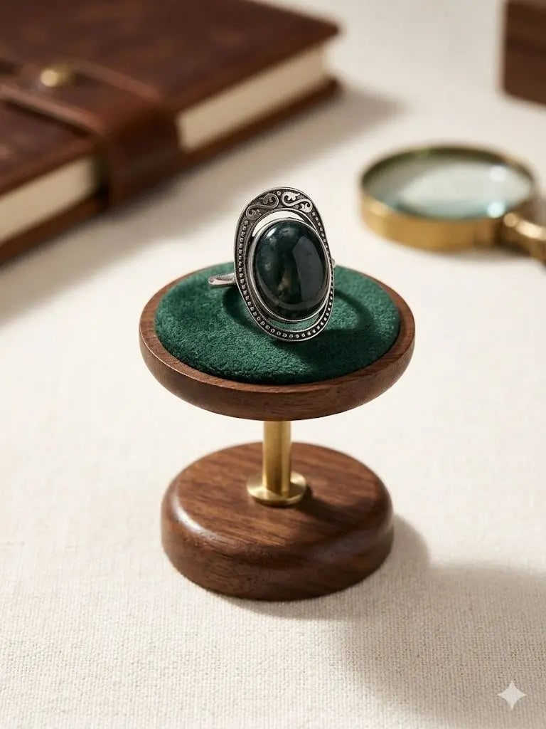 Handmade Natural Stone Gemstone Rings With Copper & Silver, Stone Size 12*16mm, Vin-New-Rin43: Handmade Natural Stone Gemstone Rings With Copper & Silver, Stone Size 12*16mm, Vin-New-Rin43