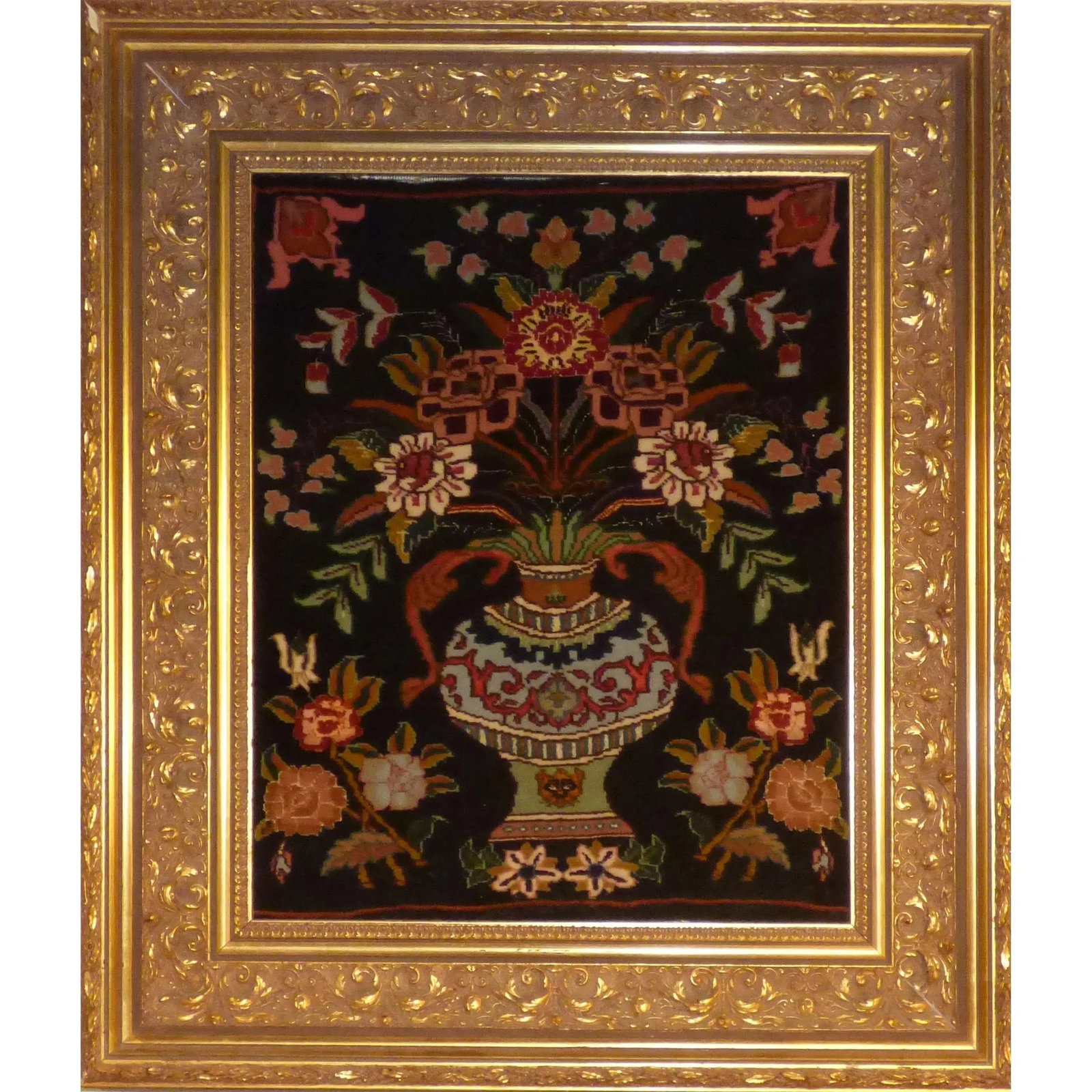 Framed Persian Rug Hand-Knotted Patterned Made With Wool And Cotton 50" X 70"' Abcp-10: ABCP-10 Framed Persian Rug Hand-Knotted Patterned Made with Wool and Cotton. This handmade ottoman kilim from ABC Rugs is a modern rectangular Framed Persian Rug with products from ABC Rugs. An ideal 