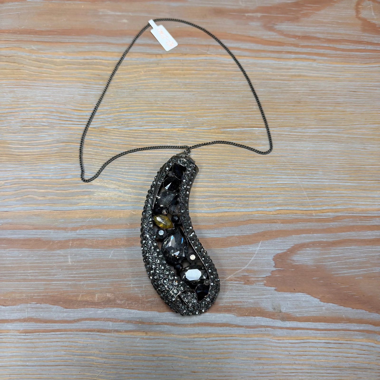 Hematite-Tone Pendant 3" Pendant, HD39 (1 of 1)
