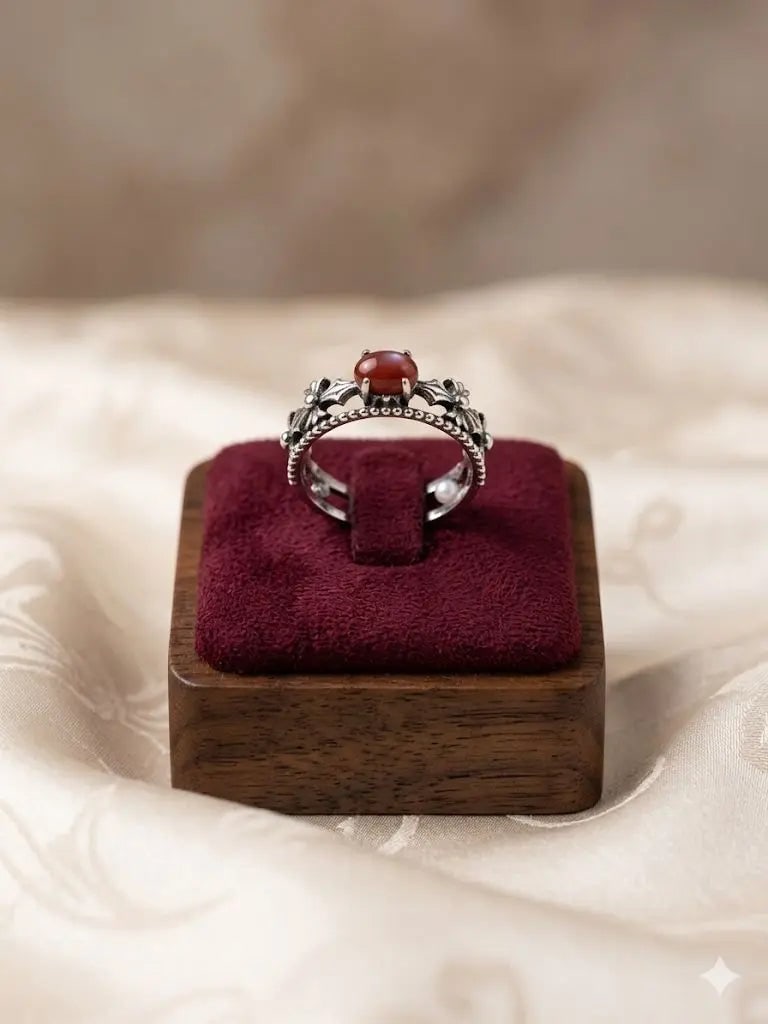 Handmade Natural Stone Gemstone Rings With Copper & Silver, Stone Size 4*6mm, Vin-New-Rin91: Handmade Natural Stone Gemstone Rings With Copper & Silver, Stone Size 4*6mm, Vin-New-Rin91