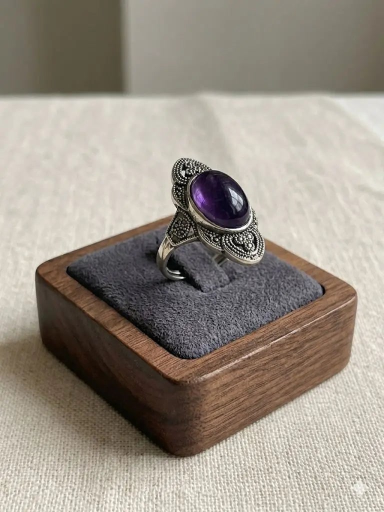 Handmade Natural Stone Gemstone Rings With Copper & Silver, Stone Size 10*14mm, Vin-New-Rin39: Handmade Natural Stone Gemstone Rings With Copper & Silver, Stone Size 10*14mm, Vin-New-Rin39
