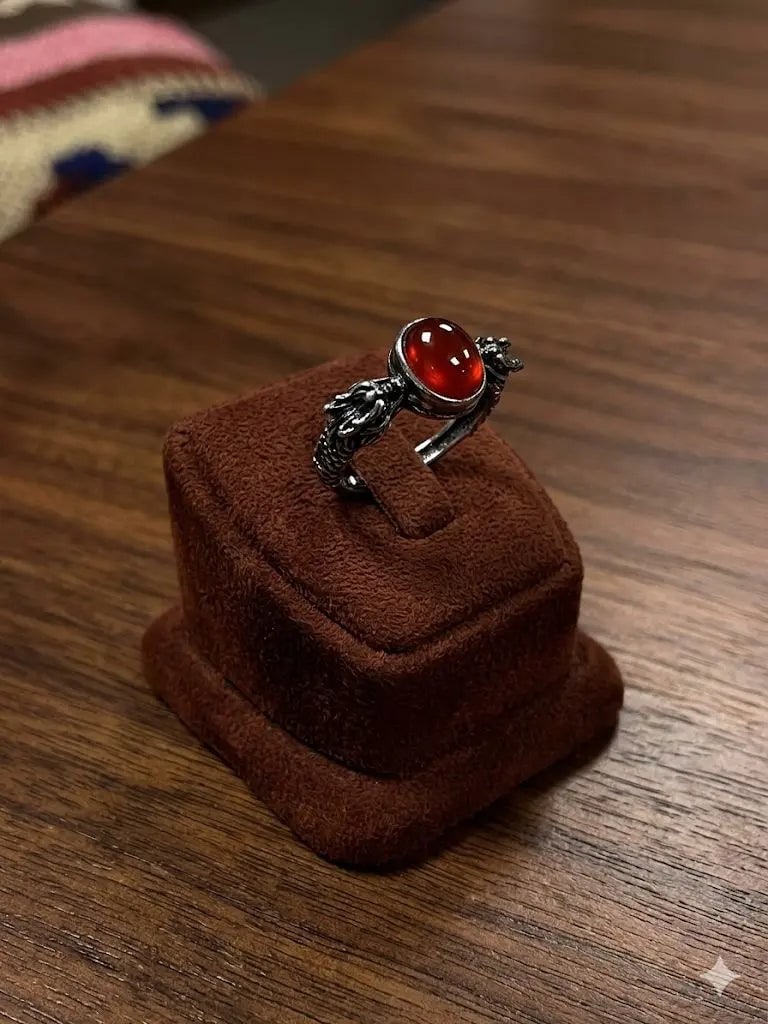 Handmade Natural Stone Gemstone Rings With Copper & Silver, Stone Size 8*10mm, Vin-New-Rin21: Handmade Natural Stone Gemstone Rings With Copper & Silver, Stone Size 8*10mm, Vin-New-Rin21