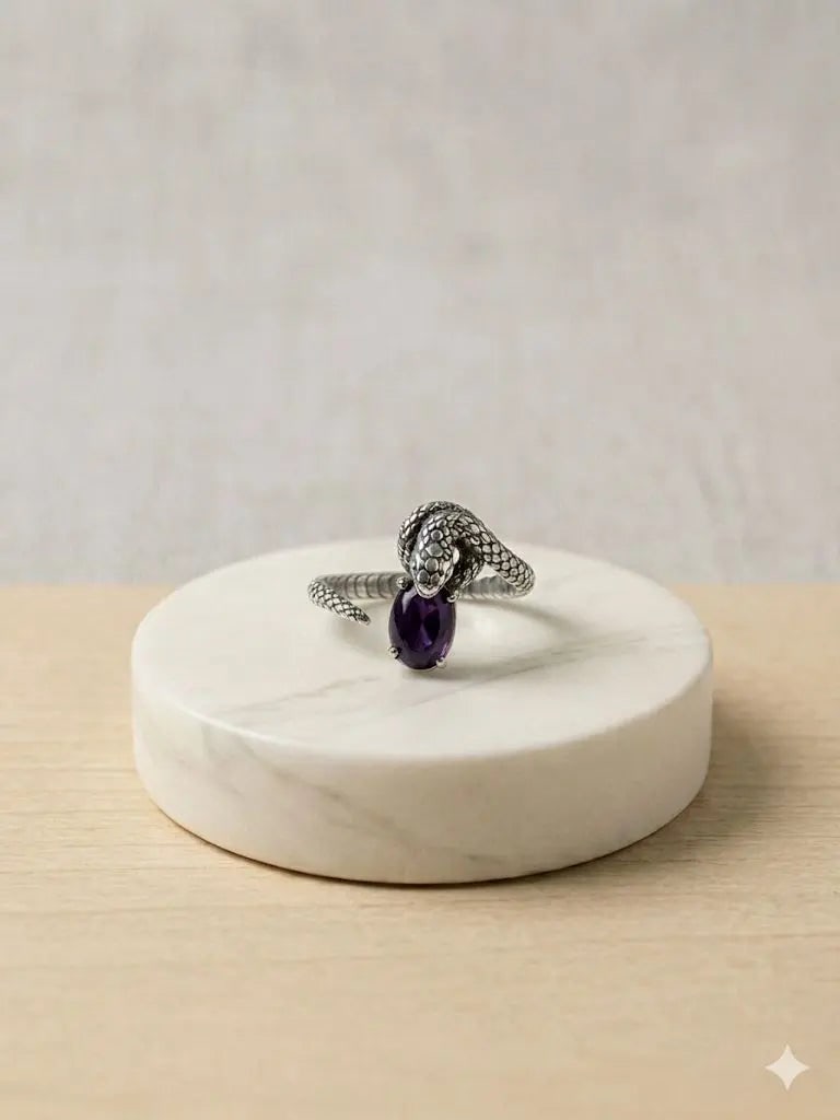 Handmade Natural Stone Gemstone Rings With Copper & Silver, Stone Size 8*10mm, Vin-New-Rin5: Handmade Natural Stone Gemstone Rings With Copper & Silver, Stone Size 8*10mm, Vin-New-Rin5