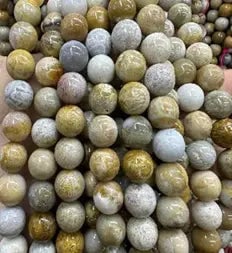 Natural Gemstone Loose Beads Necklace - coral jade - NO.224 (1 of 1)