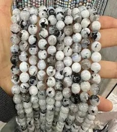 Natural Gemstone Loose Beads Necklace - india moonstone - NO.142 (1 of 1)