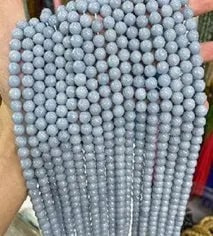 Natural Gemstone Loose Beads Necklace - Angelite - NO.138 (1 of 1)