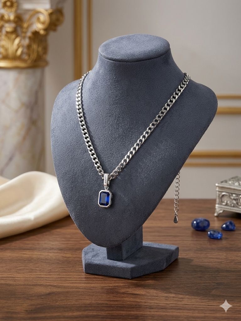 AAA+ Certified Quality, Length 22-24cm, Weight 23.6gm, Quality 925-Silver, CJABC-106-S (Including (1 of 1)
