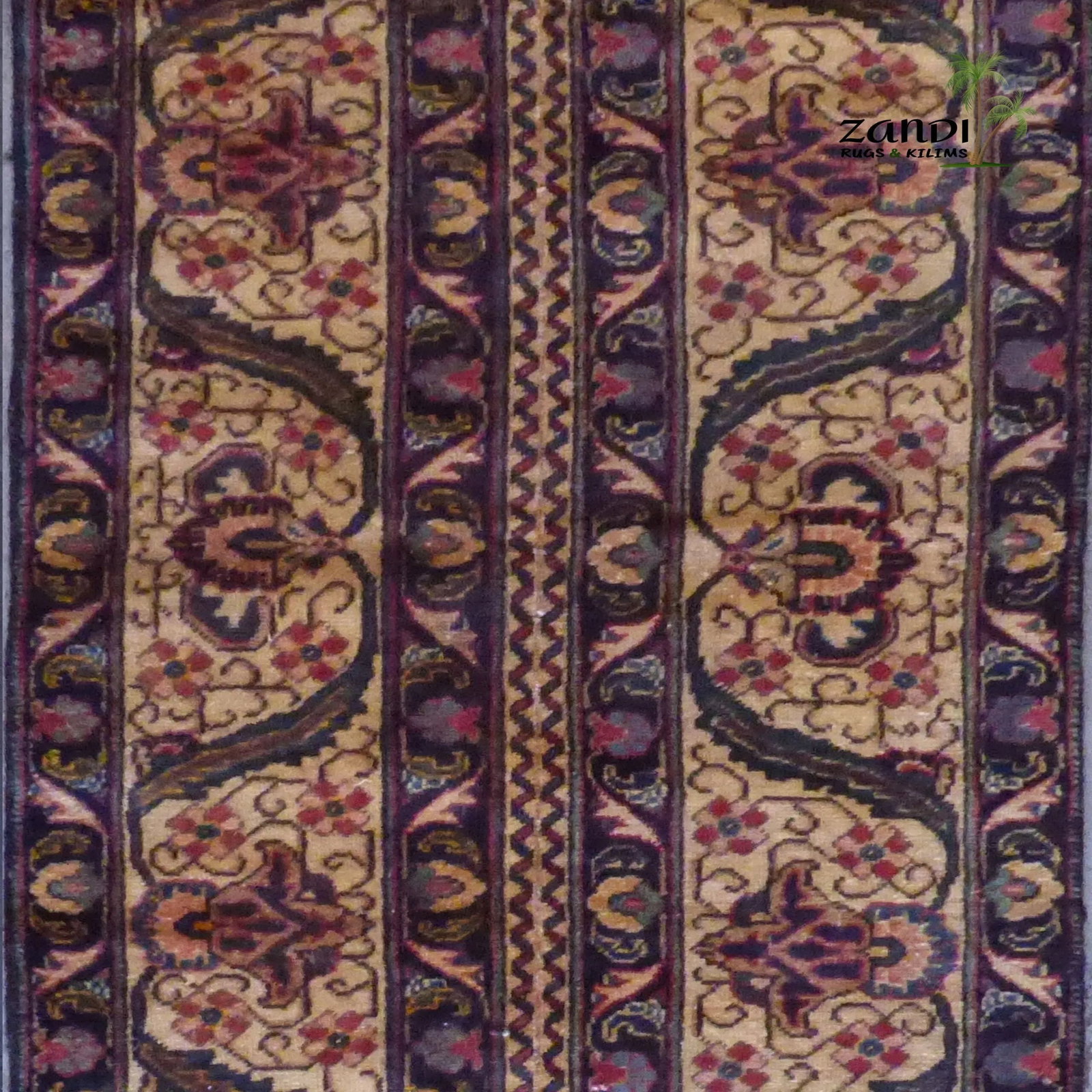 One Of The Kind Persian Tabriz Rug 5'3" x 2'9" (1 of 1)