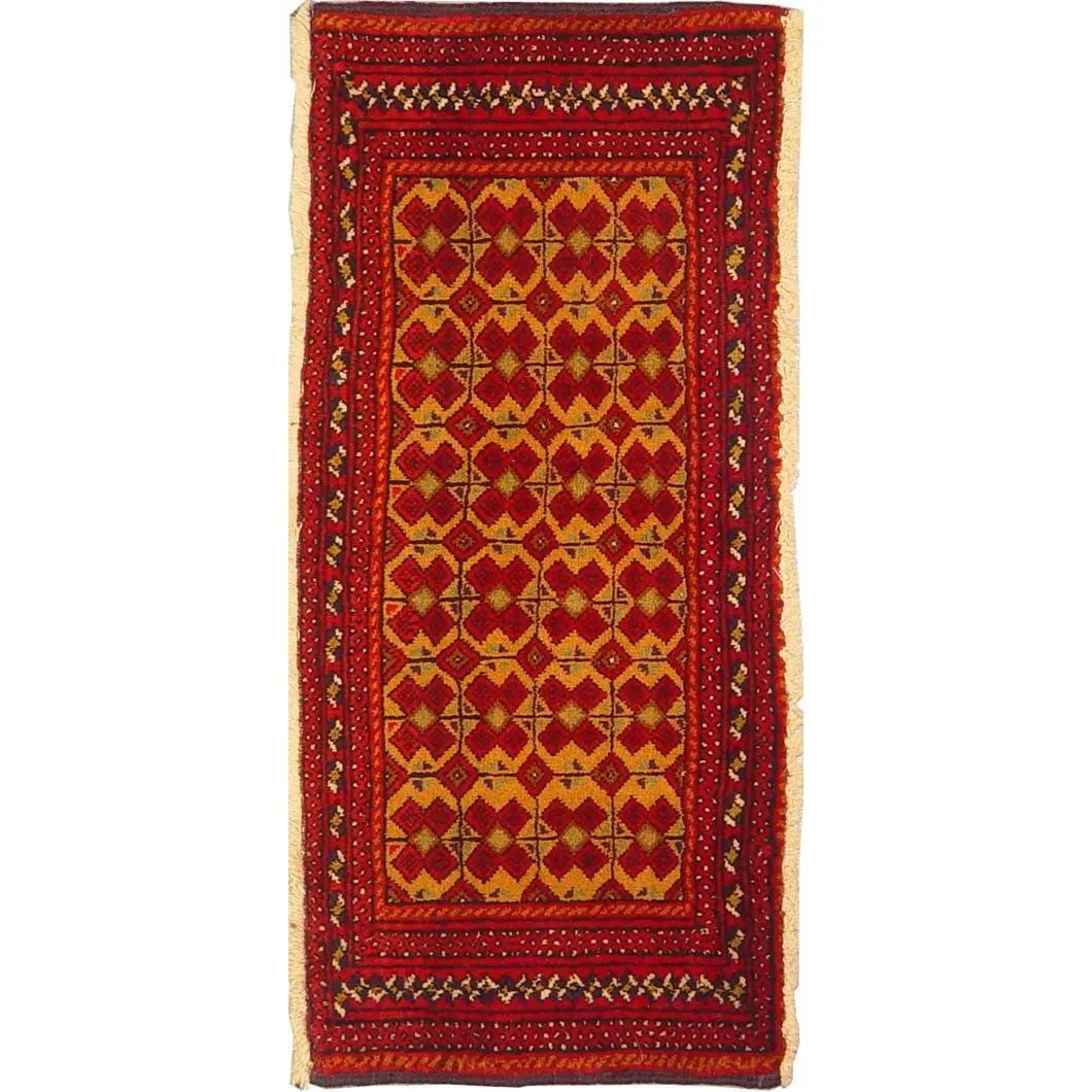 One Of The Kind Persian Turkman Rug 3'9" x 1'4" (1 of 1)