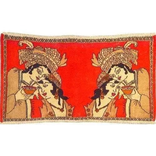 One Of The Kind Persian Tabriz Rug 2'10" x 1'7": ABC Rugs Kilims Collection Authentic Persian Rug Tabriz Traditional Style Hand-Knotted Indoor Area Rug With Natural Wool And Cotton 2'10" X 1'7" Abcr02207 Hand knotted and meticulously crafted by Pers
