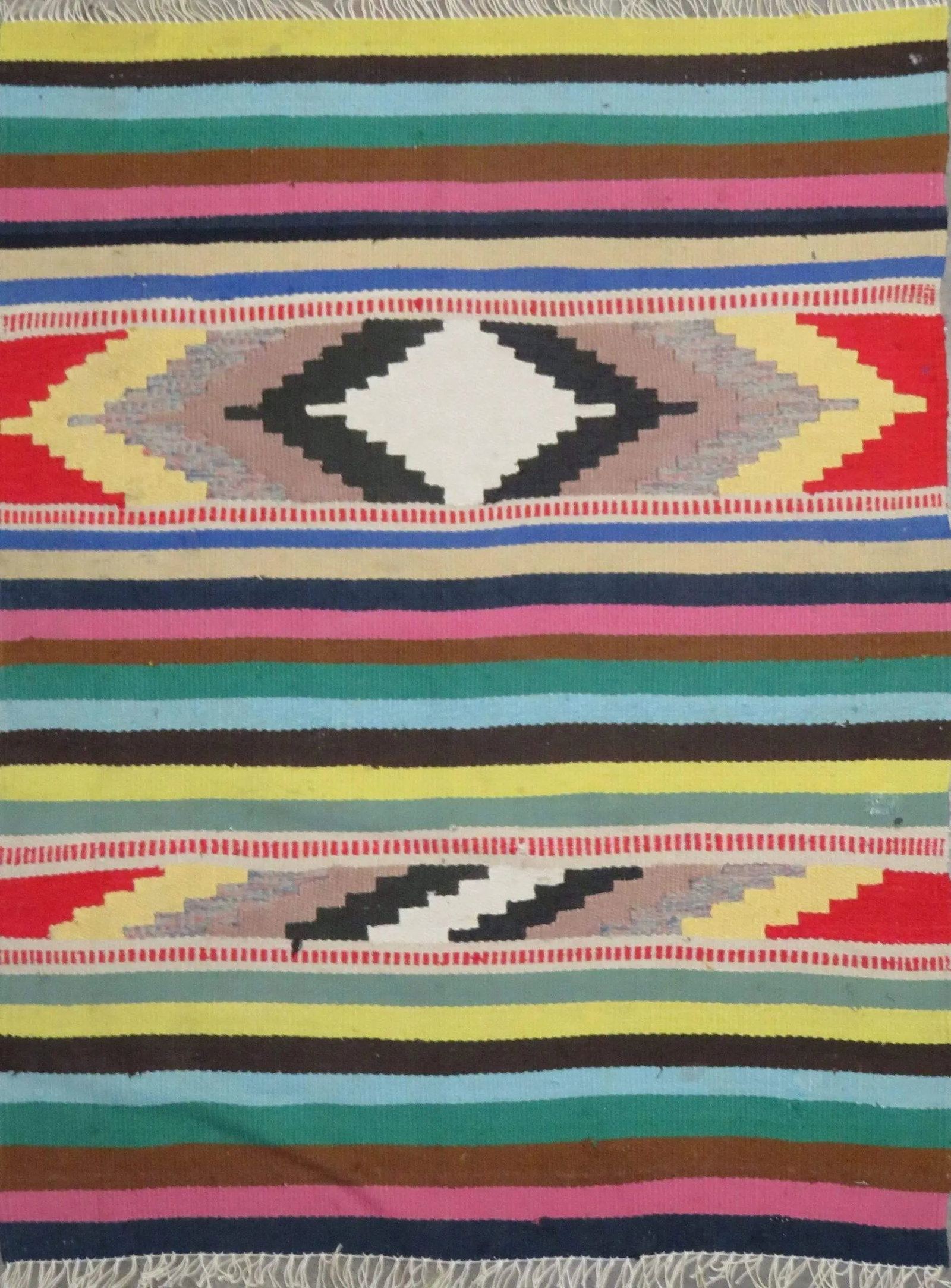 One Of The Kind Authentic Hand-Knotted Sanandaj Vintage Kilim 3'0" X 2'0": ABC Rugs Kilims Collection Sanandaj Seneh, Vintage Kilim Collection And Modern Colorful Hand-KnottedArea Kilim With Natural Wool And Cotton 3'0" X 2'0" (Abc-Per-1483) (Multi Color) Hand knotted and me