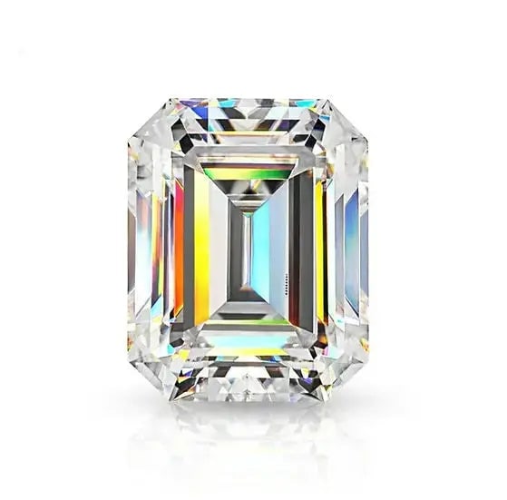 VVS1- D Emerald Shaped Lab Diamond with IGI Certificate 6*8mm - 2 Carat: VVS1- D Emerald Shaped Lab Diamond with IGI Certificate 6*8mm - 2 Carat