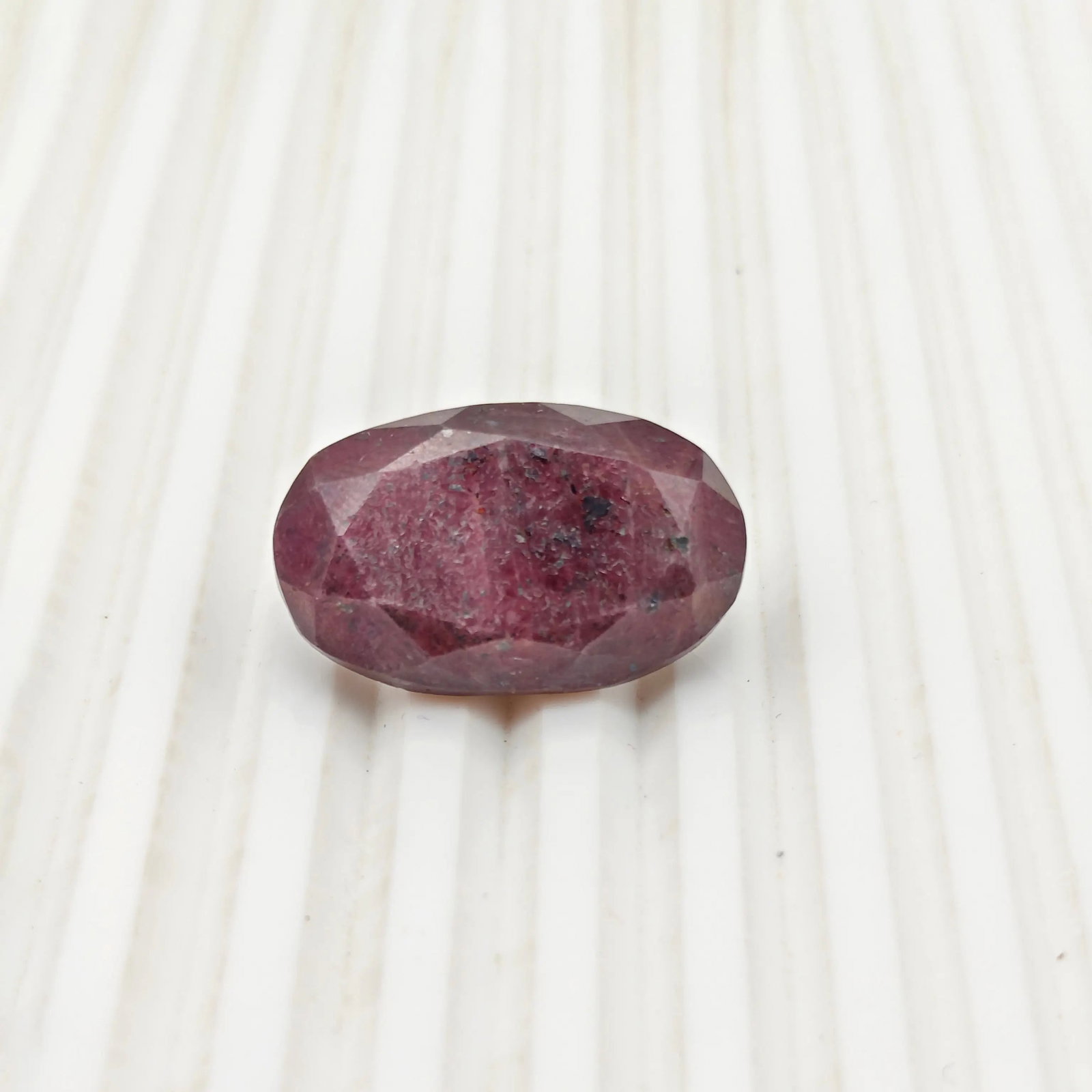 A++ QUALITY OVAL MIXED NATURAL RUBY, RED COLORED, INDIAN GEMSTONE, WEIGHT 56 CTS (1 of 1)