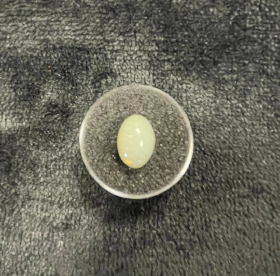 AAA+ Certified Natural Ethiopian 1 Piece Oval Shaped Gray Opal Gemstone, Weight: 3.35, Size: 10x14,: AAA+ Certified Natural Ethiopian 1 Piece Oval Shaped Gray Opal Gemstone, Weight: 3.35, Size: 10x14, Gem131