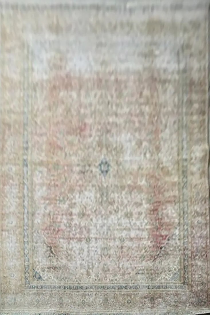 One Of The Kind Hand Knotted Persian Rug 12'1" x 8'8" R15445: ? Sunlight Radiance: One-Of-A-Kind Hand Knotted Persian Rug Item ID: R15445 | Size: $12'1" \times 8'8"$ ??? An Illuminated Masterpiece Bask in the subt