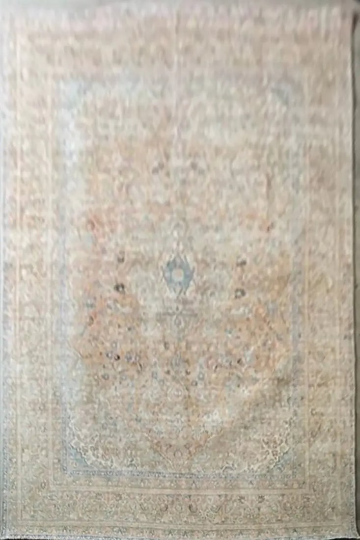 One Of The Kind Hand Knotted Persian Rug 12'6" x 9'7" R15420: ? One-Of-A-Kind Hand-Knotted Persian Rug (Soft Tonal Finish)Product Identifier: R15420Status & Dimensions: Condition: Ne