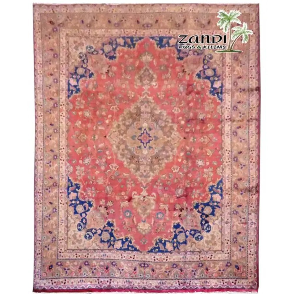 One Of The Kind Persian Tabriz Rug 12'4" x 9'5" (1 of 1)