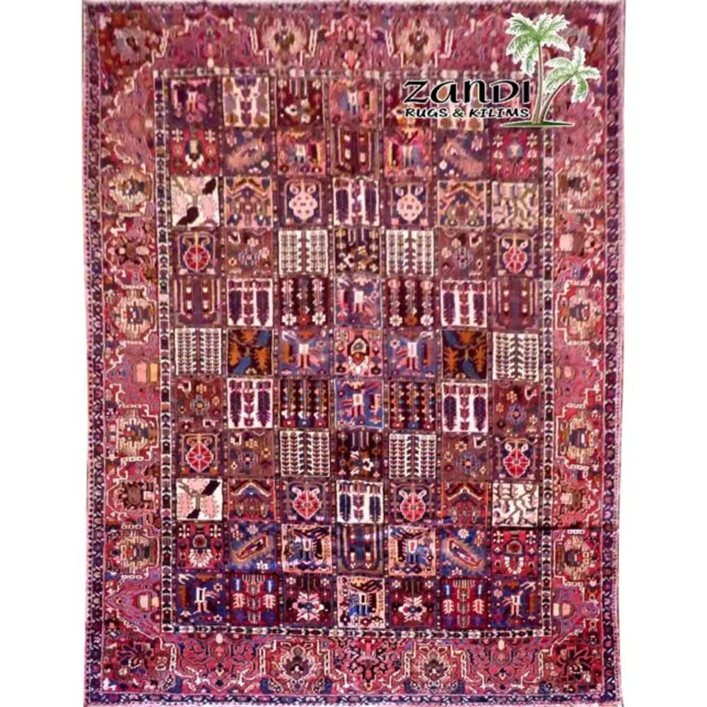 One Of The Kind Persian Tabriz Rug 13'10" x 10'0": ABC Rugs Kilims Collection Hand Knotted Floral Red Wool Persian Rug Size 13'10"X10'0" (Rr11177) Abcr02098A Hand knotted and meticulously crafted by Persian artisans, this stunning Persian Hand Knotted