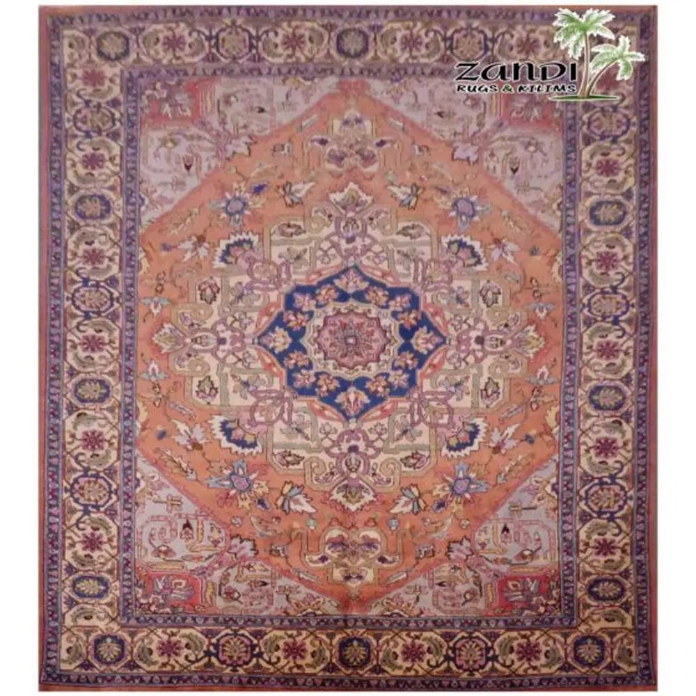 One Of The Kind Persian Heriz Rug 9'8" x 13": ABC Rugs Kilims Collection Persian Heriz Hand Knotted Wool/Cotton Rugs Size 9'8"X13" Rr10033 Abcr02146 Hand knotted and meticulously crafted by Persian artisans, this stunning Persian Hand Knotted Are