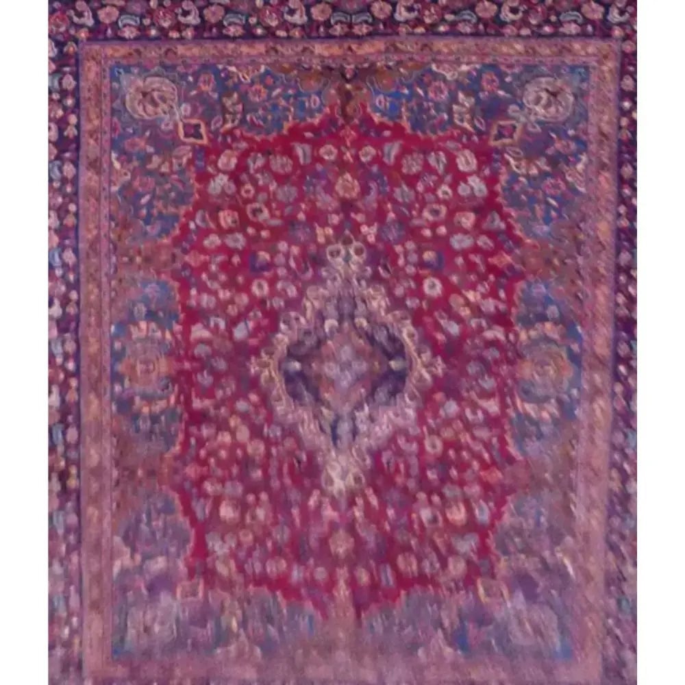 One Of The Kind Persian Tabriz Rug 12'9" x 9'7": ABC Rugs Kilims Collection Persian Tabriz Traditional Style Hand-Knotted Natural Wool Rug 12'9'' X 9'7'' Abcr005 Hand knotted and meticulously crafted by Persian artisans, this stunning Hand Knotted A