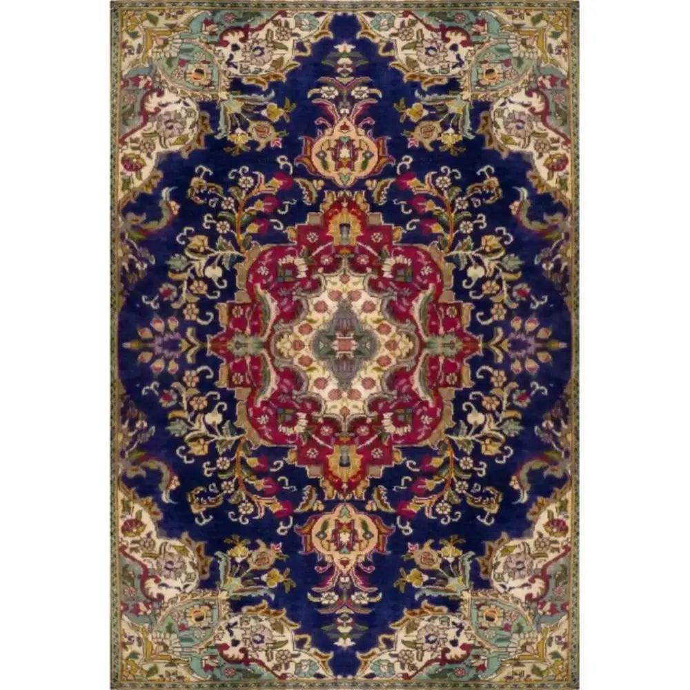 One Of The Kind Persian Tabriz Rug 7'1" x 4'0": ABC Rugs Kilims Collection Persian Tabriz Hand-Knotted Rug Made With Natural Wool And Cotton 7'1'' X 4'0" Abc56 Hand knotted and meticulously crafted by Persian artisans, this stunning Hand Knotted Ar