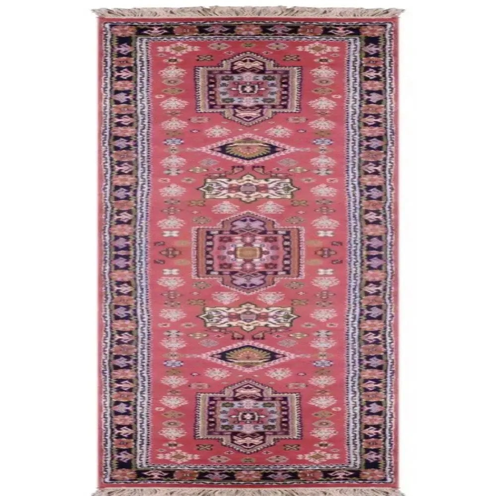 One Of The Kind Persian Tabriz Rug 9'10" x 2'6": ABC Rugs Kilims Collection Persian Tabriz Hand-Knotted Rug Made With Natural Wool & Cotton Color Red 9'10" X 2'6" Abc0 Hand knotted and meticulously crafted by Persian artisans, this stunning Hand