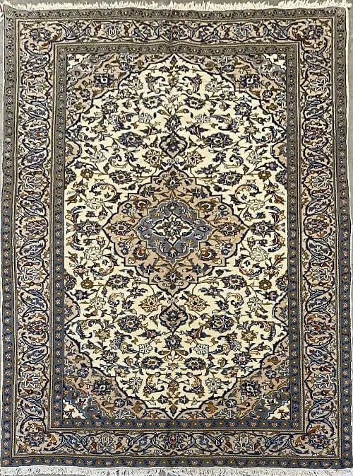 One Of The Kind Persian Kashan Rug 9'6" x 6'3" (1 of 1)