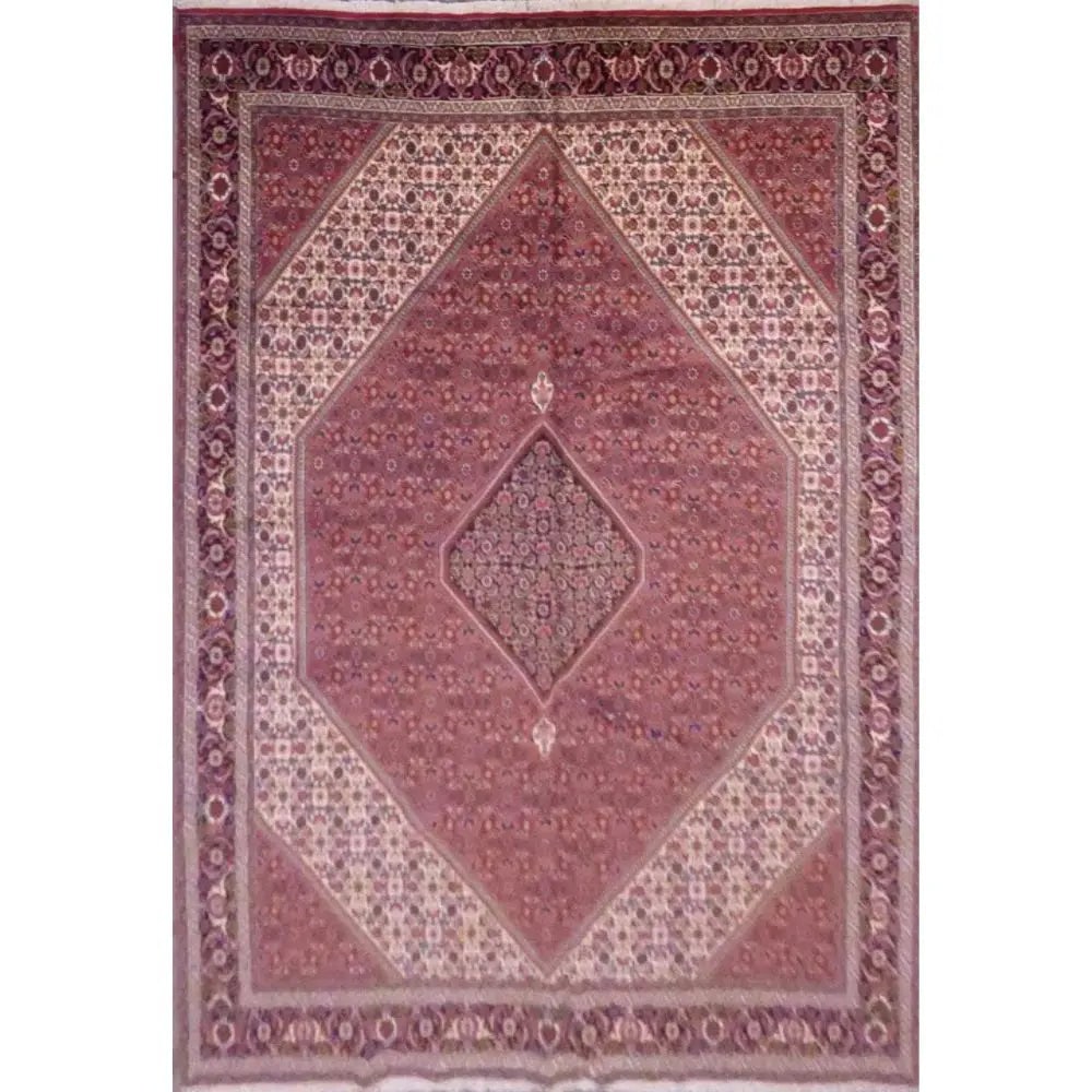 One Of The Kind Persian Bidjar Rug 11'9" x 8'4": ABC Rugs Kilims Collection Persian Bidjar Hand-Knotted Rug Made With Natural Wool & Cotton 11'9'' X 8'4" Abcr00175 Hand knotted and meticulously crafted by Persian artisans, this stunning Hand Kno