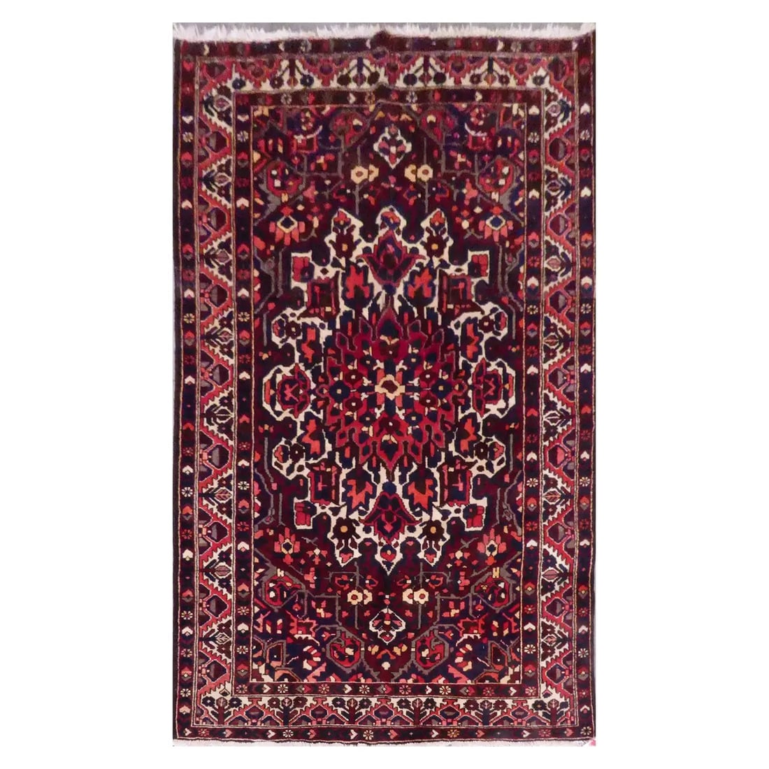One Of The Kind Persian Bakhtiar Rug 8'5" x 4'11": ABC Rugs Kilims Collection Persian Bakhtiar Traditional Style Hand-Knotted Natural Wool And Cotton Rug 8'5'' X 4'11'' Abcr02530 Hand knotted and meticulously crafted by Persian artisans, this stunning