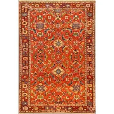One Of The Kind Persian Wiss Rug 9'9" X 6'6": ABC Rugs Kilims Collection Authentic Persian Rug Wiss Traditional Style Hand-Knotted Indoor Area Rug With Natural Wool And Cotton 9'9" X 6'6" Abcr02936 Hand knotted and meticulously crafted by Persian