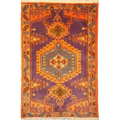 One Of The Kind Persian Wiss Rug 5'3" X 3'7": ABC Rugs Kilims Collection Authentic Persian Rug Wiss Traditional Style Hand-Knotted Indoor Area Rug With Natural Wool And Cotton 5'3" X 3'7" Abcr02140 Hand knotted and meticulously crafted by Persian