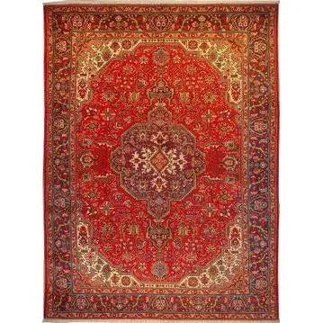 One Of The Kind Persian Tabriz Rug 10'11" x 8'0" (1 of 1)