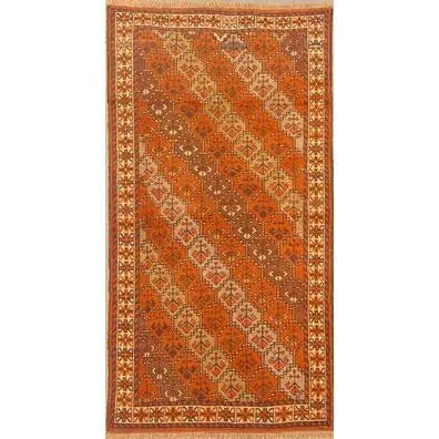 One Of The Kind Persian Shiraz Rug 6'9" x 3'5": ABC Rugs Kilims Collection Authentic Persian Rug Shiraz Traditional Style Hand-Knotted Indoor Area Rug With Natural Wool And Cotton 6'9" X 3'5" Abcr02384 Hand knotted and meticulously crafted by Persi