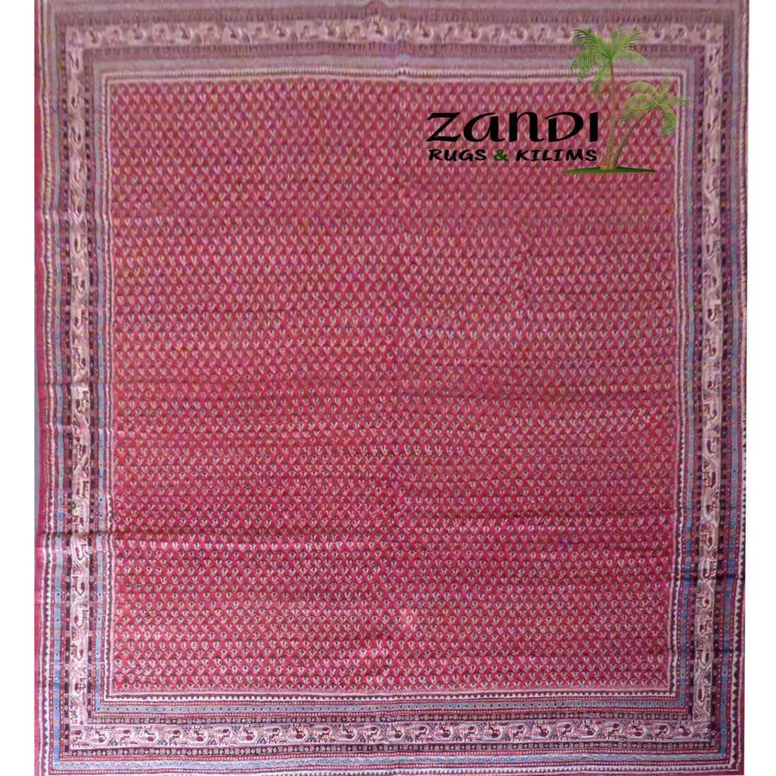 One Of The Kind Persian Mahal Rug 12'5" x 9'8": ABC Rugs Kilims Collection Authentic Persian Rug Mahal Traditional Style Hand-Knotted Indoor Area Rug With Natural Wool And Cotton 12'5" X 9'8" Abcr02909 Hand knotted and meticulously crafted by Persi