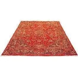 One Of The Kind Persian Kashan Rug 12'11" x 9'7": ABC Rugs Kilims Collection Authentic Persian Rug Kashan Traditional Style Hand-Knotted Indoor Area Rug With Natural Wool And Cotton 12'11" X 9'7" Abcr02710 Hand knotted and meticulously crafted by Per