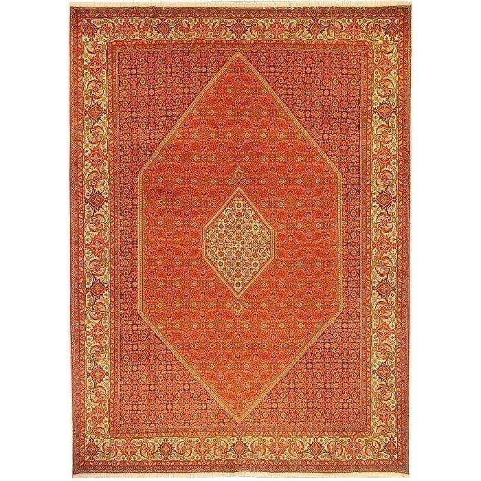 One Of The Kind Persian Bidjar Rug 11'3" x 8'2": ABC Rugs Kilims Collection Authentic Persian Rug Bidjar Traditional Style Hand-Knotted Indoor Area Rug With Natural Wool And Cotton 11'3" X 8'2" Abcr02855 Hand knotted and meticulously crafted by Pers