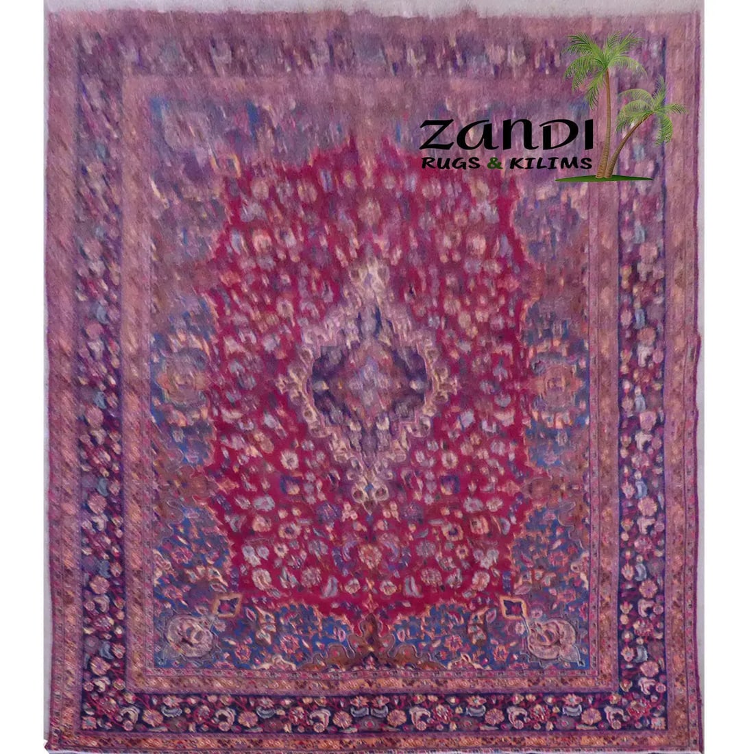 One Of The Kind Persian Tabriz Rug 12'6" x 4'3": ABC Rugs Kilims Collection Iran Antique Hand Knotted Tabriz Rugs, Traditional Floral, Natural Vegetable Dyes, Wool , Red, 12'6"X4'3", Abcr10973(Red :10973) Hand knotted and meticulously crafted by Per