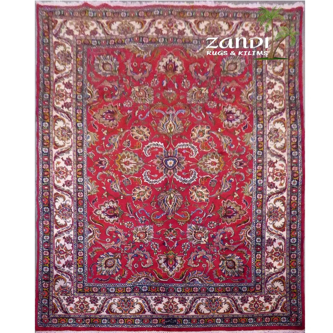One Of The Kind Persian Tabriz Rug 12'1" x 8'3": ABC Rugs Kilims Collection Tabriz Semi Antique Hand Knotted Persian Tabriz Rugs Red, 12'1" X 8'3", Abcr12515 (Red : 12515) Hand knotted and meticulously crafted by Persian artisans, this stunning Hand