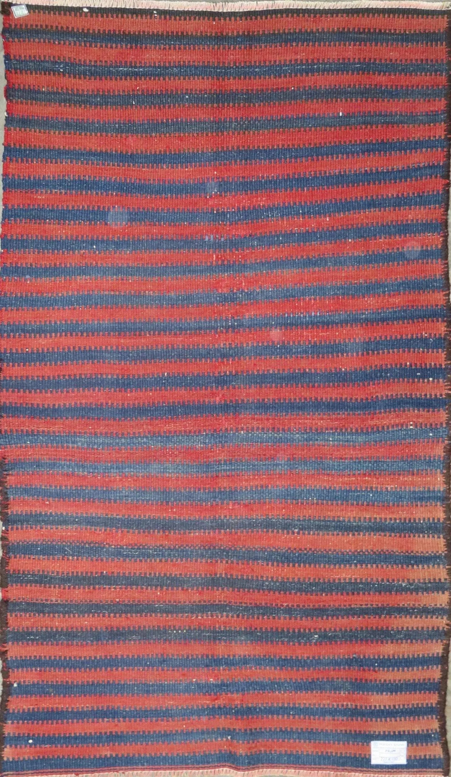 One Of The Kind Authentic Hand-Knotted Sanandaj Vintage Kilim 7'0" X 4'0": ABC Rugs Kilims Collection Sanandaj Seneh, Vintage Kilim Collection And Modern Hand-Knotted Area Kilim With Natural Wool And Cotton 7'0" X 4'0" (Abc-Per-1505) (Multi Color) Hand knotted and meticulous