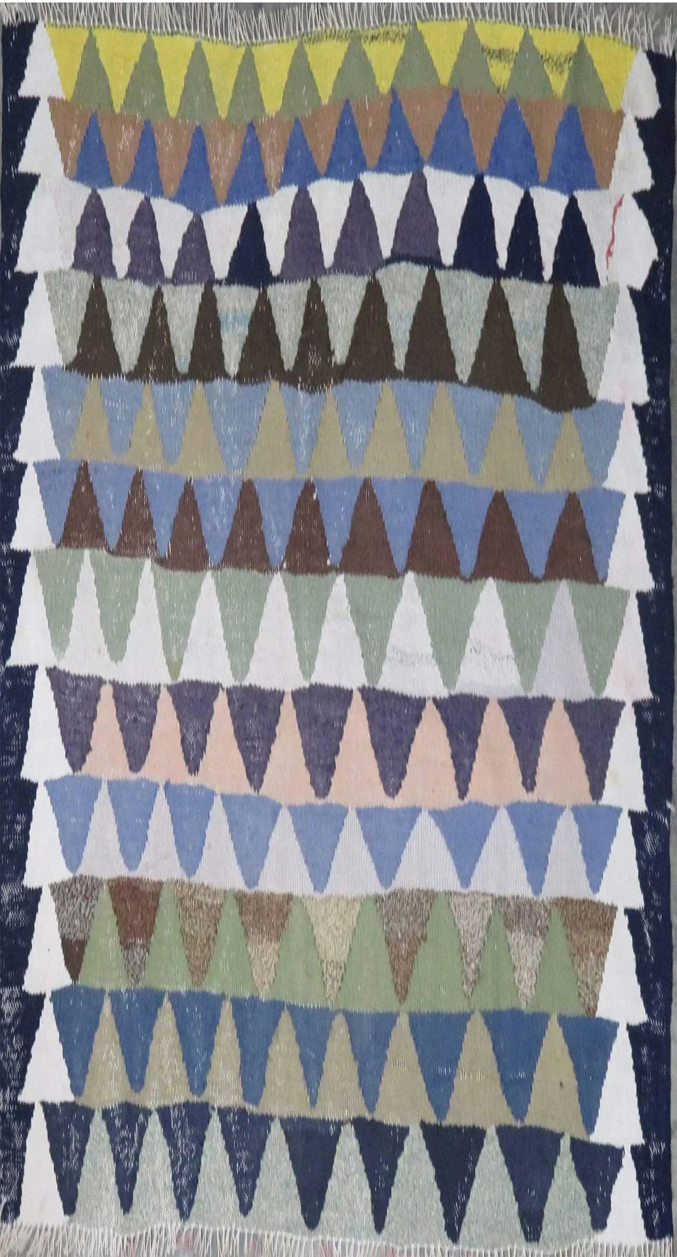 One Of The Kind Authentic Hand-Knotted Sanandaj Vintage Kilim 5'0" X 4'0": ABC Rugs Kilims Collection Sanandaj Seneh, Vintage Kilim Collection And Modern Colorful Hand-Knotted Area Kilim With Natural Wool And Cotton 5'0" X 4'0" (Abc-Per-1737) (Multi Color) Hand knotted and m