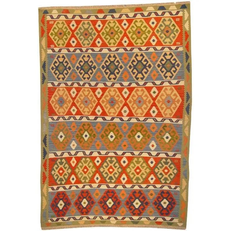 One Of The Kind Ardabil Persian Kilim 9'2" x 6'2" (1 of 1)