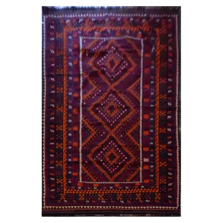 One Of The Kind Afghani Hand-Knotted Kilim 9'9" X 13'4": ABC Rugs Kilims Collection Afghan Hand-Knotted Kilim Made With Natural Wool And Cotton 9'9'' X 13'4'' Abc21171 Hand knotted and meticulously crafted by Afghan artisans, this stunning Kilim Hand Knotte