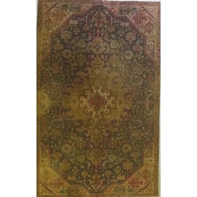 One Of The Kind Hand-Knotted Persian Wool Rug _ Luxurious Vintage Design, 12'2" x 9'6", Artisan