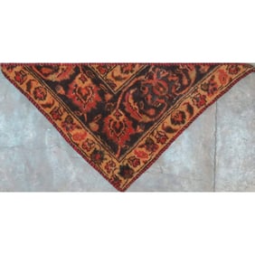 One Of The Kind Hand-Knotted Persian Wool Rug _ Luxurious Vintage Design, 2'1" x 1'0", Artisan