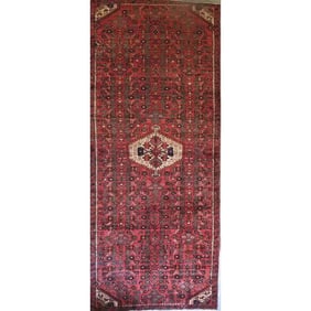 One Of The Kind Hand-Knotted Persian Wool Rug _ Luxurious Vintage Design, 6'2" x 6'2", Artisan