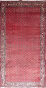 One Of The Kind Hand-Knotted Persian Wool Rug _ Luxurious Vintage Design, 10'0" x 5'2", Artisan